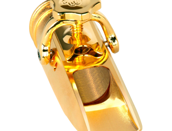 Photo New DURGA 5 Metal Gold Plated Mouthpiece for Tenor Saxophone by Theo Wanne